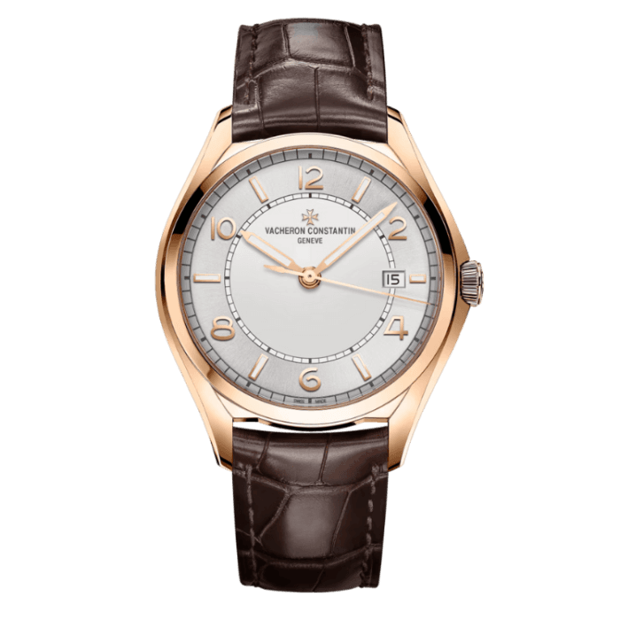 Vacheron Constantin Fiftysix Silver Alligator Leather 40mm