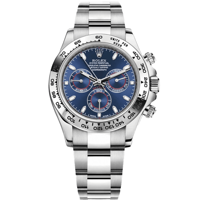 Rolex Daytona Blue White Gold 40mm