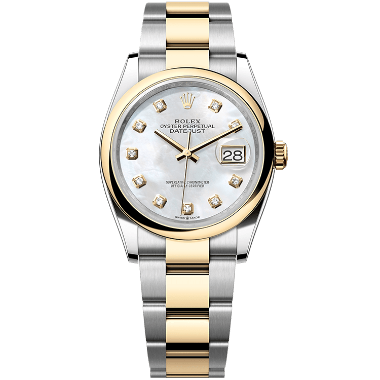 Rolex Datejust Mother of Pearl Two-Tone 36mm