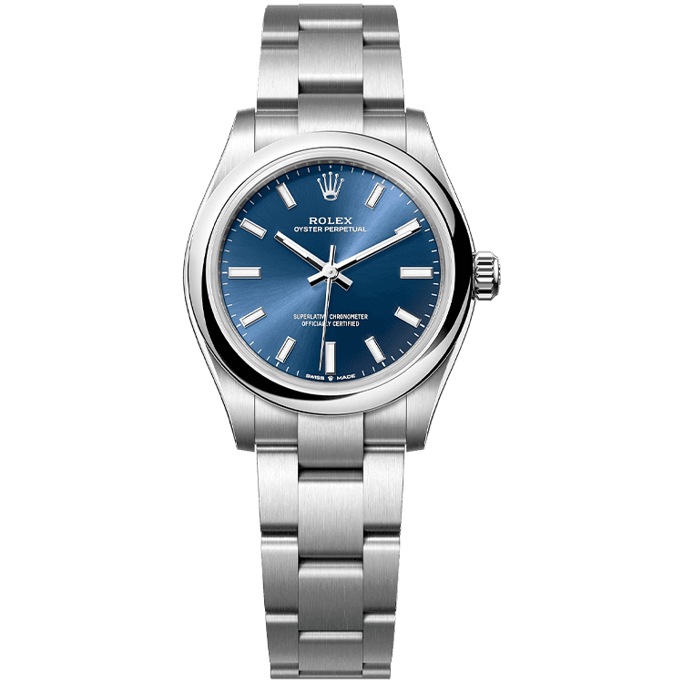 Rolex Oyster Perpetual Blue Steel 31mm
