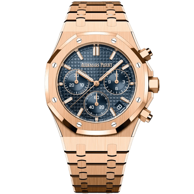 Audemars Piguet Royal Oak Chronograph Blue Rose Gold 41mm