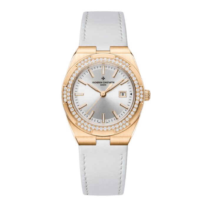 Vacheron Constantin Overseas Silver Leather mm