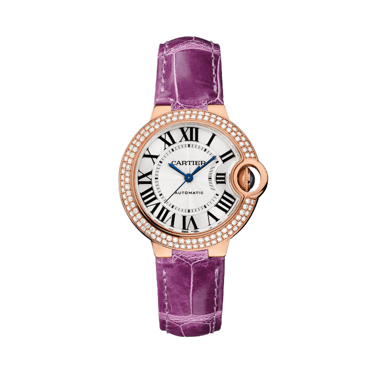 Cartier Ballon Bleu Small White Leather 33mm