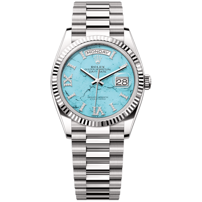Rolex Day-Date Blue White Gold 36mm